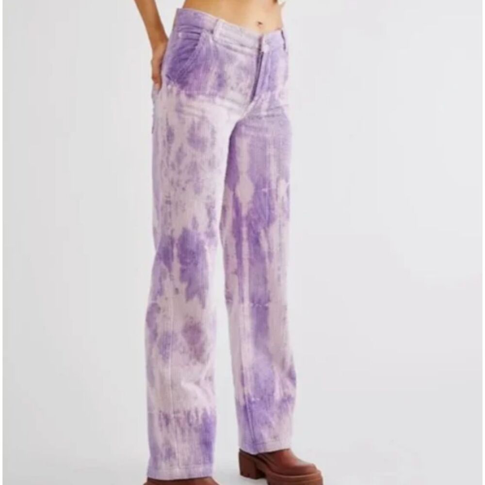 Free People We The free Corduroy Tie Dye Pants Size 26